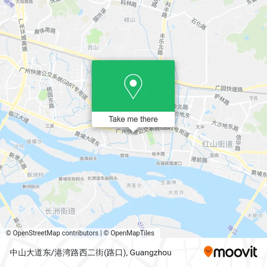 中山大道东/港湾路西二街(路口) map