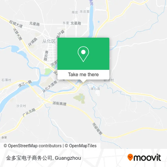 金多宝电子商务公司 map