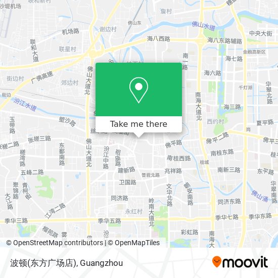 波顿(东方广场店) map