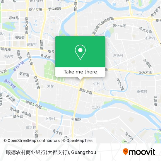 顺德农村商业银行(大都支行) map