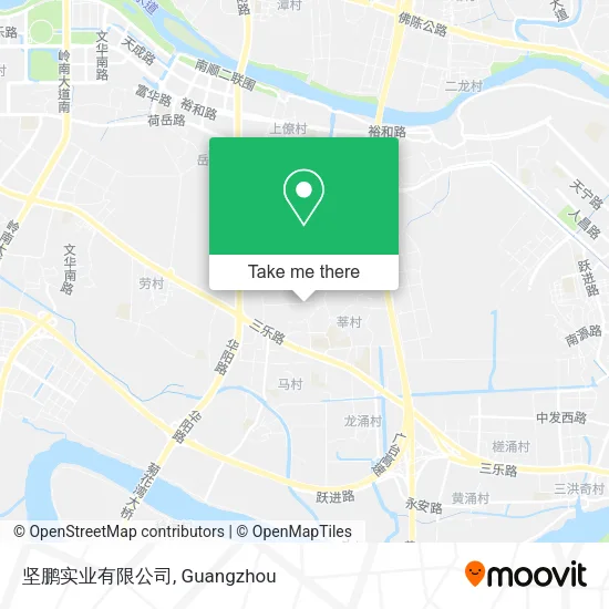坚鹏实业有限公司 map