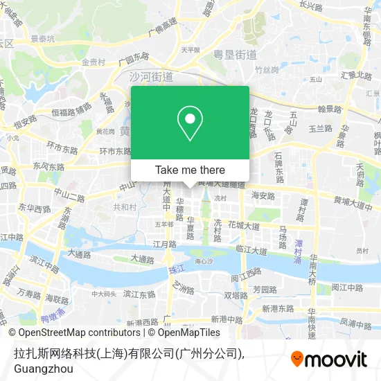 拉扎斯网络科技(上海)有限公司(广州分公司) map