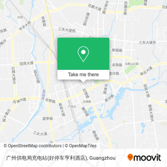 广州供电局充电站(好停车亨利酒店) map