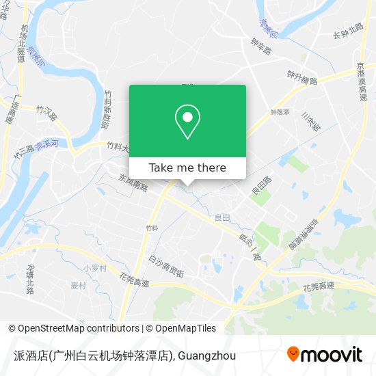 派酒店(广州白云机场钟落潭店) map