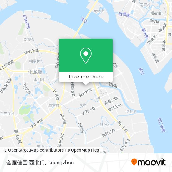 金雁佳园-西北门 map