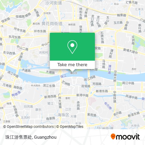 珠江游售票处 map