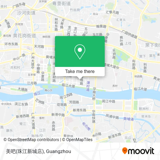 美吧(珠江新城店) map