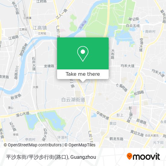 平沙东街/平沙步行街(路口) map