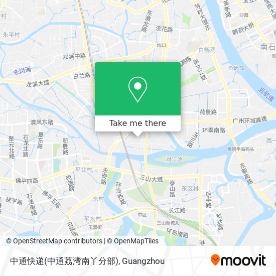 中通快递(中通荔湾南丫分部) map