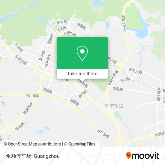 永顺停车场 map