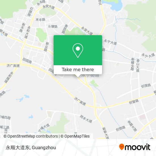 永顺大道东 map