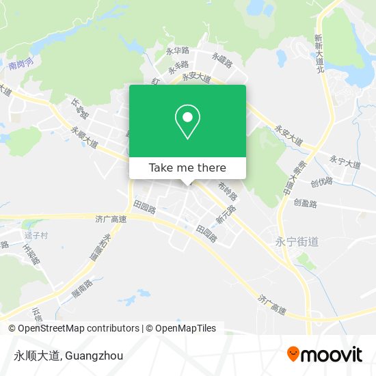 永顺大道 map