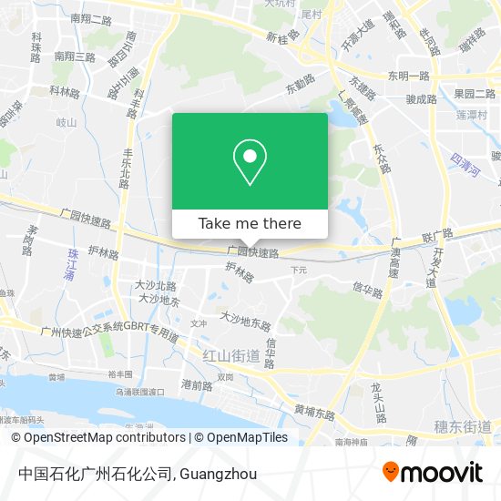 中国石化广州石化公司 map