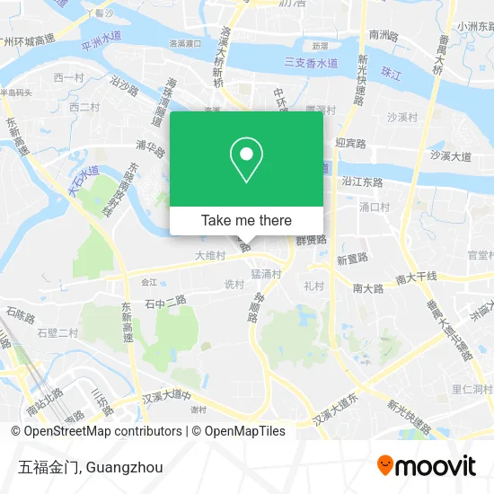 五福金门 map