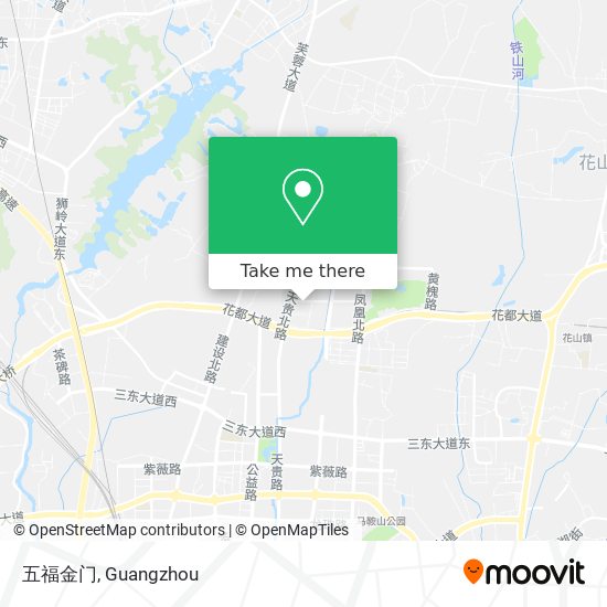 五福金门 map