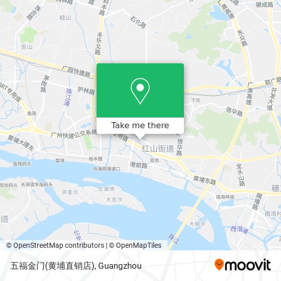 五福金门(黄埔直销店) map