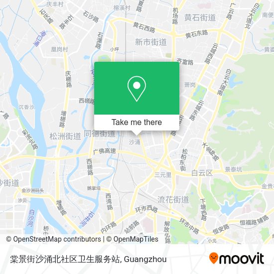 棠景街沙涌北社区卫生服务站 map