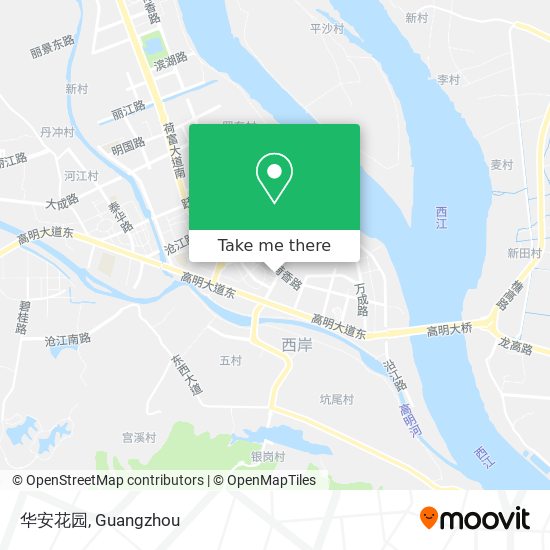 华安花园 map