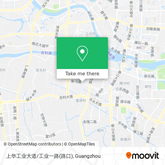 上华工业大道/工业一路(路口) map