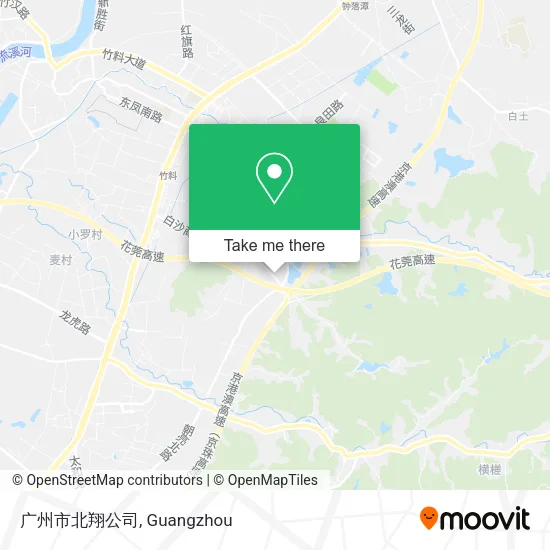 广州市北翔公司 map