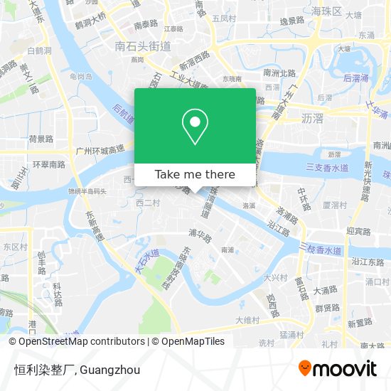 恒利染整厂 map