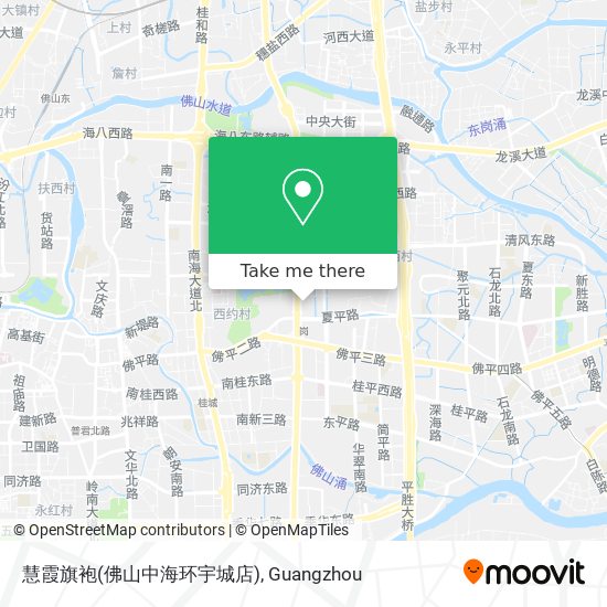 慧霞旗袍(佛山中海环宇城店) map