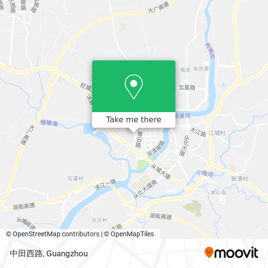 中田西路 map