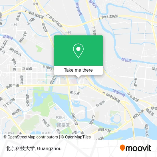 北京科技大学 map