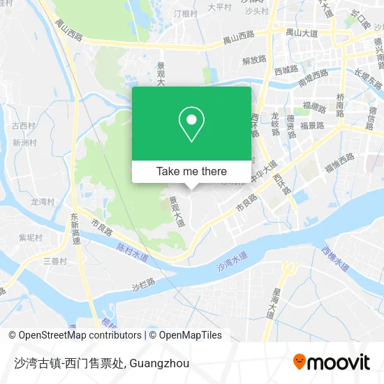 沙湾古镇-西门售票处 map