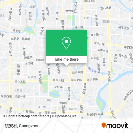 镇安村 map