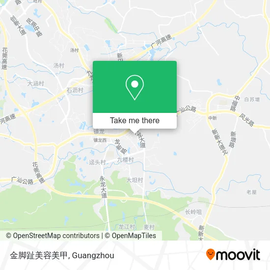 金脚趾美容美甲 map