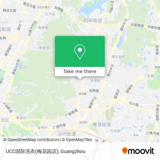 UCC国际洗衣(梅花园店) map