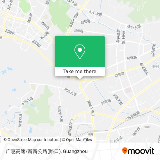 广惠高速/新新公路(路口) map
