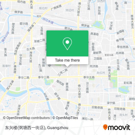 How To Get To 东兴楼 弼塘西一街店 In 禅城区by Bus Or Metro