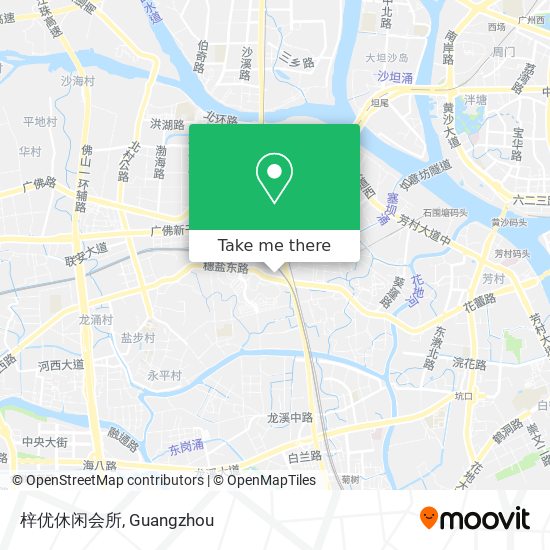 梓优休闲会所 map