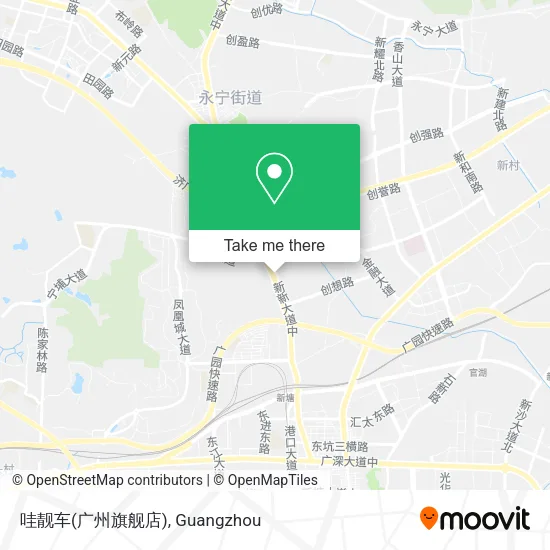 哇靓车(广州旗舰店) map