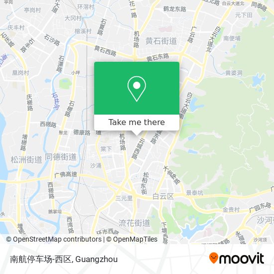 南航停车场-西区 map