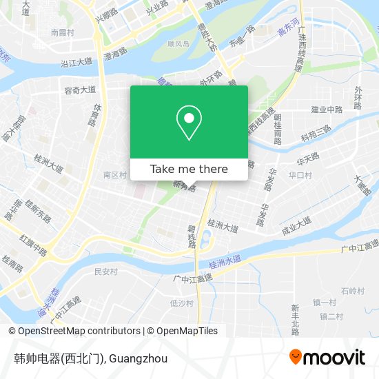 韩帅电器(西北门) map