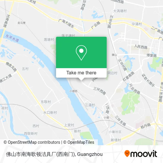 佛山市南海歌顿洁具厂(西南门) map