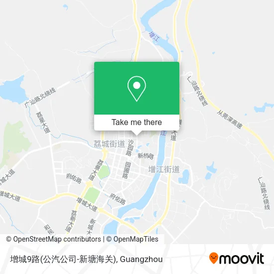 增城9路(公汽公司-新塘海关) map