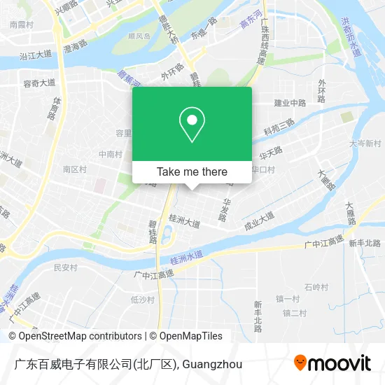 广东百威电子有限公司(北厂区) map