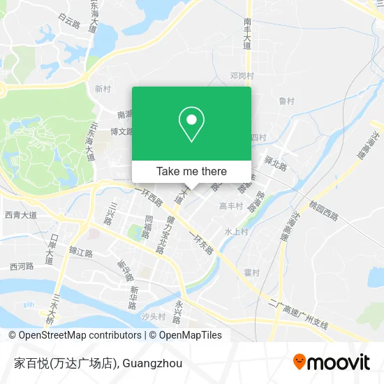 家百悦(万达广场店) map