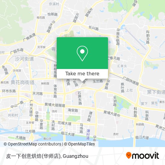 皮一下创意烘焙(华师店) map