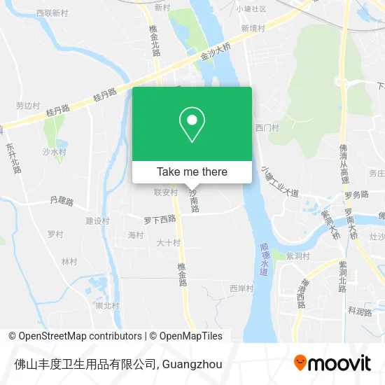 佛山丰度卫生用品有限公司 map