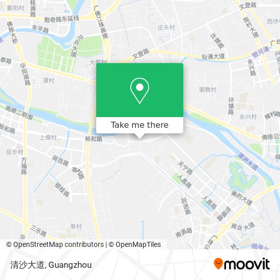 清沙大道 map