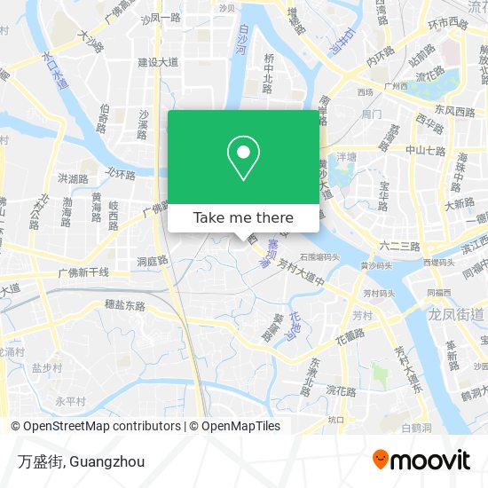 万盛街 map