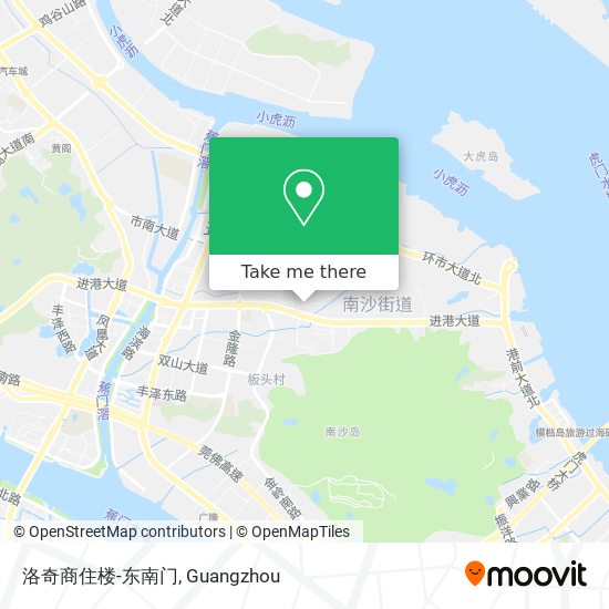 洛奇商住楼-东南门 map
