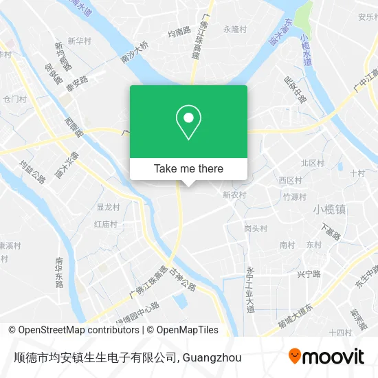 顺德市均安镇生生电子有限公司 map