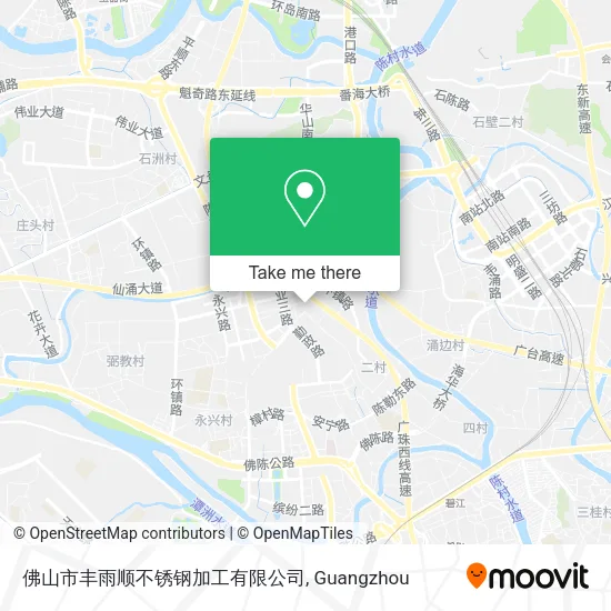 佛山市丰雨顺不锈钢加工有限公司 map