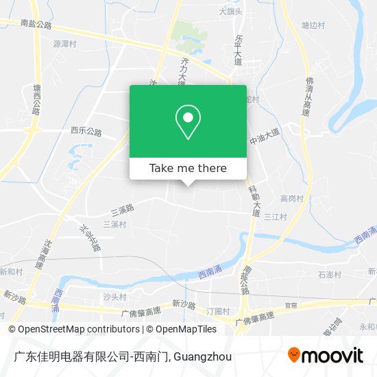 广东佳明电器有限公司-西南门 map